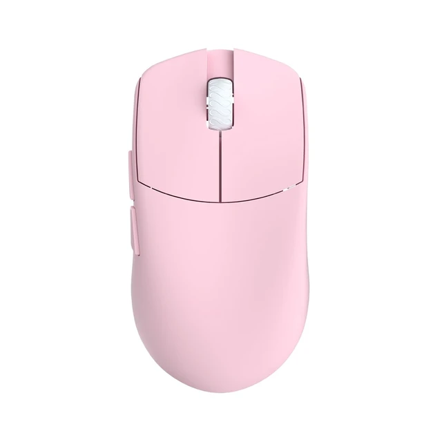 Alt view image 2 of 5 - Lamzu Maya Champion Edition Wireless Gaming Mouse, Ultra-Lightweight 45g, Optical Switch, Golden TTC Dust-Proof Encoder, Pixart PAW 3950 IC, 8K Compatible, for Small Hands Users (Light Pink)