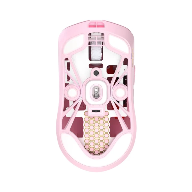 Alt view image 3 of 5 - Lamzu Maya Champion Edition Wireless Gaming Mouse, Ultra-Lightweight 45g, Optical Switch, Golden TTC Dust-Proof Encoder, Pixart PAW 3950 IC, 8K Compatible, for Small Hands Users (Light Pink)