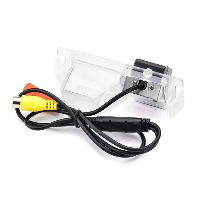 Alt view image 3 of 5 - Aqkiweys Backup Camera(White) for Hyundai Elantra i30 Coupe S3/Tuscani/Tiburon Genesis Veloster Kia Soul Chevrolet Chevy Cruze, License Plate Light Replacement, Night Vision, Wide Angle, HD, IP69