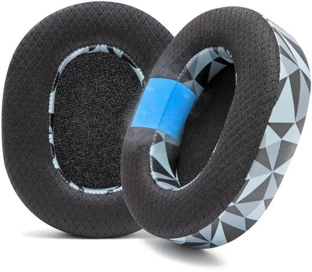 Main image of WC Freeze Blackshark V2 Pro 2023 - Cooling Gel Earpads by Wicked Cushions Only (Does not fit Old Blackshark V2 Pro) - Boost Comfort, Thickness, & Sound Isolation for Epic Gaming ^^ Geo Grey