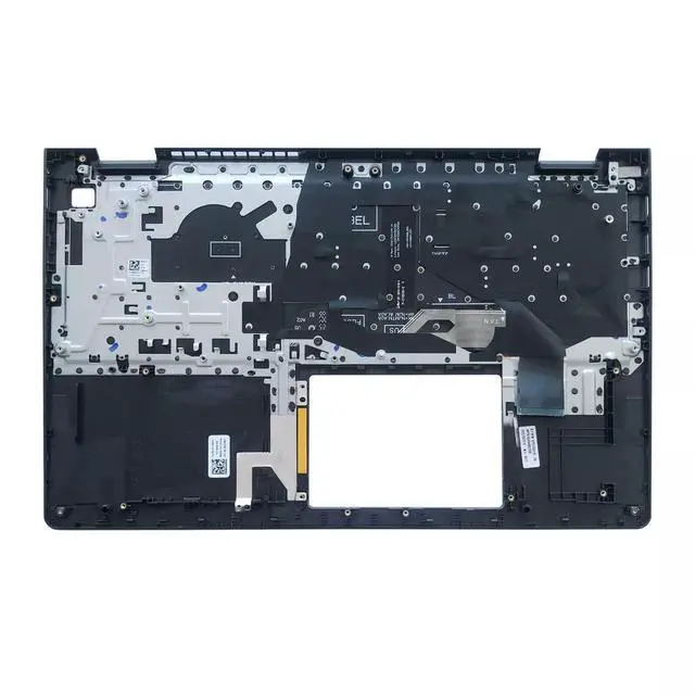Alt view image 2 of 5 - Replacement for Dell Inspiron 15 3510 3511 3515 3520 Laptop Upper Case Palmrest Backlit/Non-Backlit Keyboard USB/Type-C Hole Assembly Part 09CJN3 054WVM (Inspiron 15 3510 Non-Backlit & USB Hole)