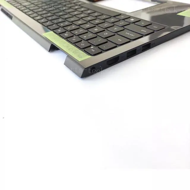 Alt view image 4 of 5 - Replacement for Dell Inspiron 15 3510 3511 3515 3520 Laptop Upper Case Palmrest Backlit/Non-Backlit Keyboard USB/Type-C Hole Assembly Part 09CJN3 054WVM (Inspiron 15 3510 Non-Backlit & USB Hole)