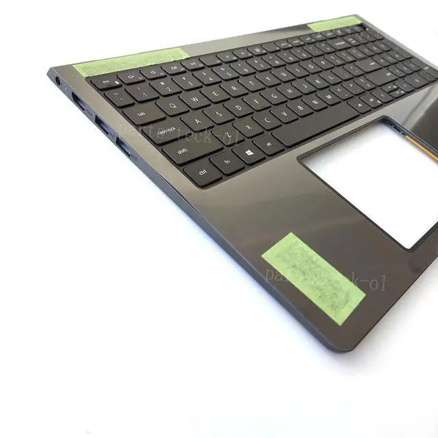 Alt view image 5 of 5 - Replacement for Dell Inspiron 15 3510 3511 3515 3520 Laptop Upper Case Palmrest Backlit/Non-Backlit Keyboard USB/Type-C Hole Assembly Part 09CJN3 054WVM (Inspiron 15 3510 Non-Backlit & USB Hole)