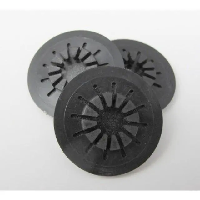 Alt view image 2 of 5 - Master Cables Black CD Hub Center with Adhesive Backing (100 Pack) - Portable CD/DVD Storage, Display Digital Media