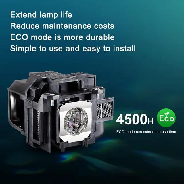 Alt view image 2 of 5 - YOSUN Replacement lamp for epson-elplp88-v13h010l88 Powerlite Home Cinema 2040 1040 2045 740hd 640 ex3240 ex7240 ex9200 ex5250 ex5240 vs240 vs345 vs340 Replacement Projector lamp Bulb, with Housing