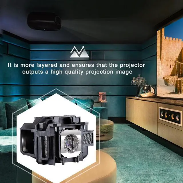 Alt view image 4 of 5 - YOSUN Replacement lamp for epson-elplp88-v13h010l88 Powerlite Home Cinema 2040 1040 2045 740hd 640 ex3240 ex7240 ex9200 ex5250 ex5240 vs240 vs345 vs340 Replacement Projector lamp Bulb, with Housing