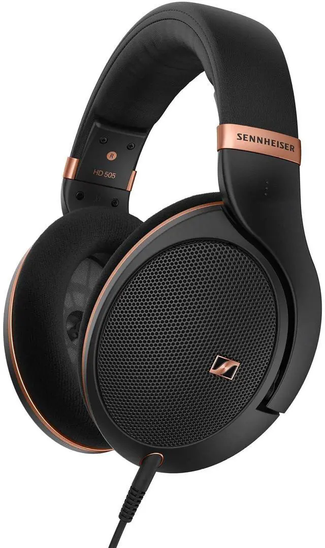 Main image of Sennheiser HD 505 - Wired Headphones Over Ear with Transparent Sound and Controlled Bass, Enhanced Comfort Studio Headphones for Music, Work, Gaming, Audiophiles, Students, Traveling, Copper Edition