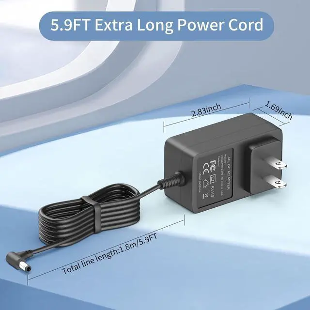 Alt view image 5 of 5 - 24V Power Adapter for KNKA Air Purifier Replacement for KNKA APH4000 & APH3000 Air Purifiers Adapter Power Cord