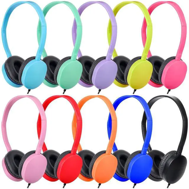 Main image of OSSZIT Kids Headphones Bulk for School Classroom 10 Pac,On Ear
