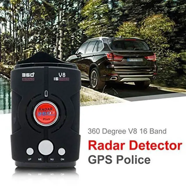 Alt view image 2 of 4 - Anti-Police 360 Degree Radar Detector Scanning Advanced Voice Alert Laser Car V8 Radar Detector 12V 360 Degree Scanning Advanced Voice Sound Universal