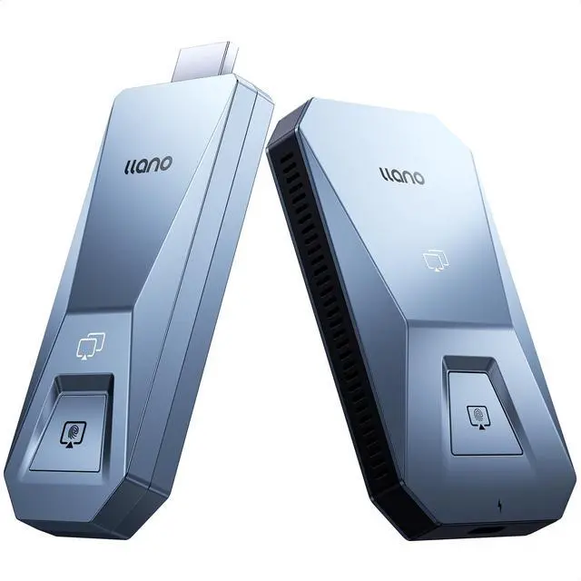 Main image of llano T5 Upgraded Type-C Wireless HDMI Transmitter and Receiver, Ultra 4K Decode Input 4K@30Hz Output, 50M, Plug&Play 2.4G+5.8G and Audio for Phone/Tablet/Laptop/PC to Monitor/Projector/TV