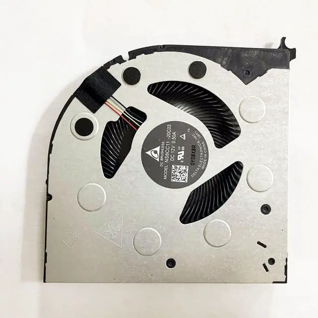 Alt view image 4 of 5 - Fleshy Leaf CPU+GPU Cooling Fan Replacement For Lenovo Legion 7i Y9000K 2020H Legion C7 7-15IMH05 Legion 7-15IMHG05 2060 2070 2080 Series 5H40S20076 5H40S20077 NS8CC11-20C03 NS8CC12-20C04 DC12V