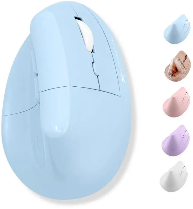 Main image of X9 Performance Wireless Vertical Ergonomic Mouse - (BT + 2.4Ghz) - Click in Comfort - Up to 4000 DPI, 6 Button, Rechargeable - Bluetooth Ergonomic Vertical Mouse Wireless - for Mac and P