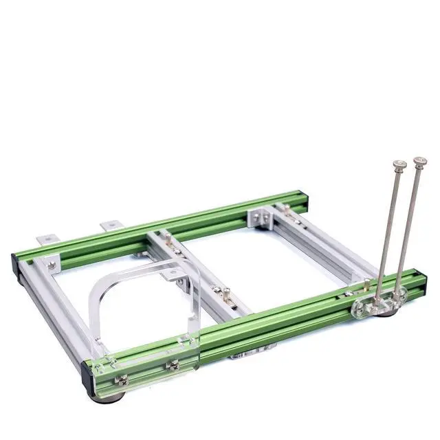 Alt view image 2 of 5 - DIY Mini ITX Motherboard Test Bench Open Air Frame Tower PC Computer Case Aluminum Bracket Bare Frame Support Graphics Card,Lightweight