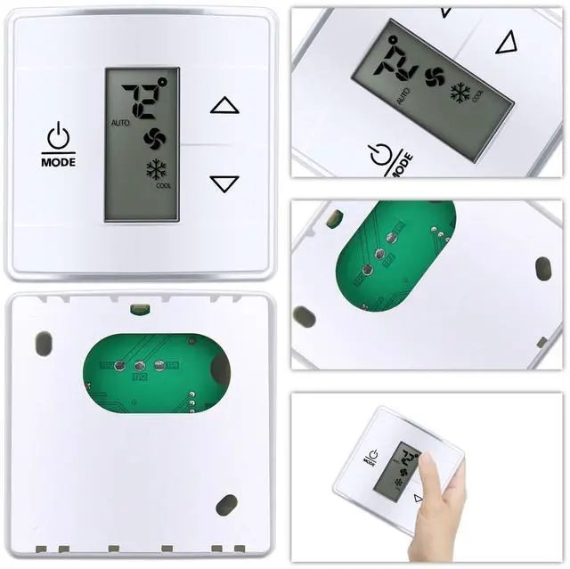 Alt view image 2 of 2 - PZL 3316250.700 RV Thermostat Replacement fit for Dometic Single Zone Control, for Cool/Heat - White