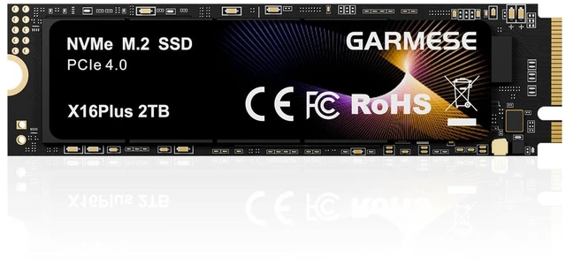 Main image of GARMESE 2TB NVMe SSD PCIe 4.0 M.2 2280 Internal Solid State Drive, Up to 7450MB/s, High-Speed Gen4 NVMe SSD for Gaming PC, Laptop Upgrade, Windows 11 Boot Drive, Video Editing & Content Creation