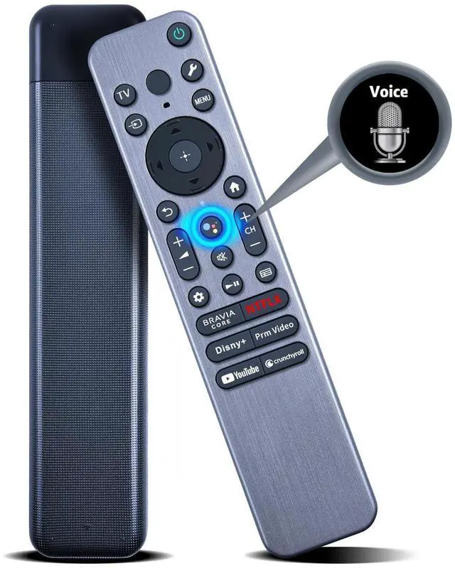 Main image of PZL RMF-TX910U Backlit Voice Replacement Remote, Compatible with Sony Bravia TV XR/KD/XR Series X77L X93L A80L A95L X95L X90L A75L etc