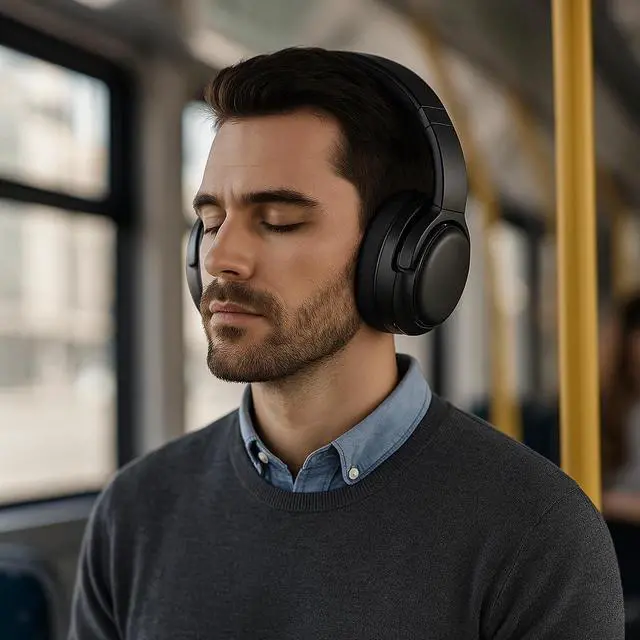 Alt view image 3 of 5 - RCA WAVE-76 ANC Bluetooth Wireless Headphones