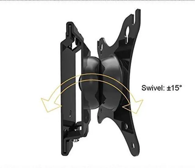 Alt view image 5 of 5 - LG315 Full Motion TV Wall Mount 32 Inch Monitor Bracket - 360 Degree Swivel for 15-27 Inch LCD Led Screens, Ultra-Thin Design, Holds Up to 15Kgs, Vesa 75/100 mm