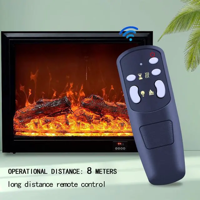 Alt view image 2 of 5 - WDZP New Replacement Remote Control fit for Touchstone 80011 Heidenfeld Electric Fireplace