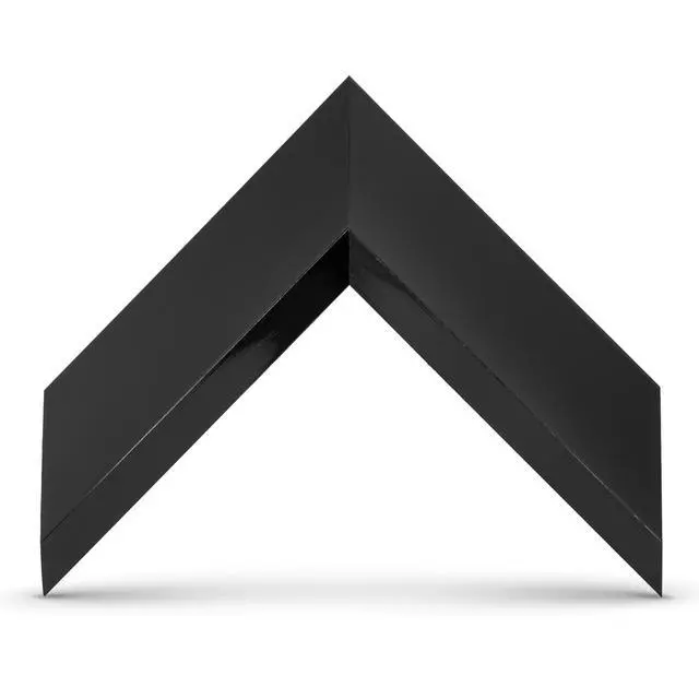 Alt view image 3 of 5 - Modern Tuxedo Black 50" Slim Deco TV Frame - Compatible ONLY with Samsung The Frame TVs (Fits 2021-2026, LS03A, LS03B, LS03C, LS03D, LS03FA)