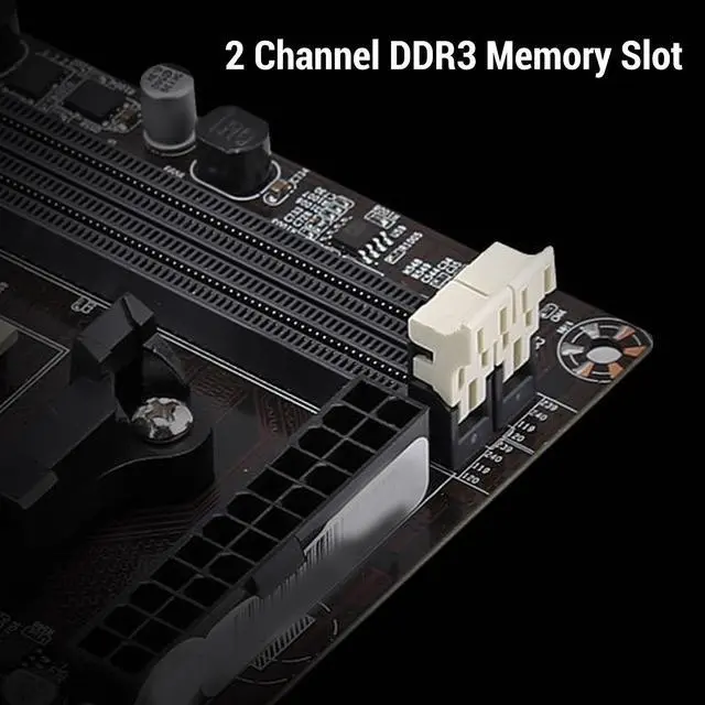 Alt view image 3 of 5 - PUSOKEI A78SD3 Computer Motherboard, 2 Channel AM3 DDR3 Memory Serial ATA 3.0 Port PCI E 16X Graphics Card Slot, 4 SATA 3.0 Ports, HDMI VGA Output,5.1 Channel Sound, USB 2.0
