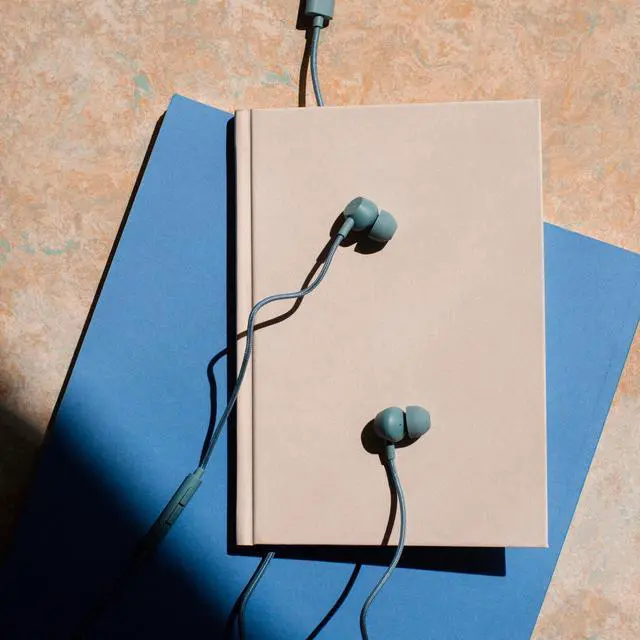 Alt view image 3 of 5 - Sudio V3 Essential Wired Earbuds ^^ in Ear Headphones with Cable and USB-C Connector ^^ Tangle-Resistant Braided Cable ^^ Built-in Microphone ^^ IPX4 Water Resistant ^^ No Charging Needed ^^ (Blue)