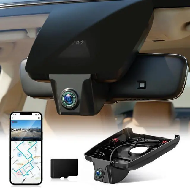 Main image of OEM Look Integrated 4K Dash Cam for Lexus ES350 ES300h ES250 2019-2025, Stealth Design Hidden Car Camera, UHD 2160P, Ultra-Wide Angle, Rain Sensor Plug & Play, G-Sensor, with 64GB Card