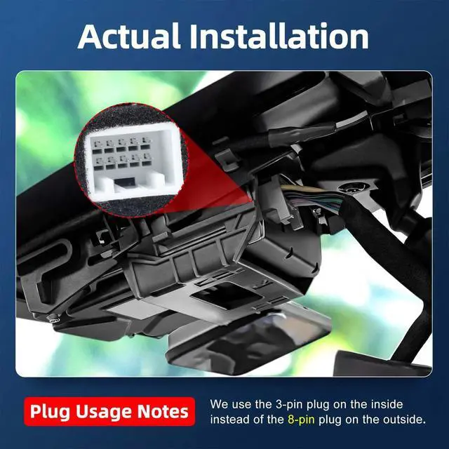 Alt view image 3 of 5 - OEM Look Integrated 4K Dash Cam for Lexus ES350 ES300h ES250 2019-2025, Stealth Design Hidden Car Camera, UHD 2160P, Ultra-Wide Angle, Rain Sensor Plug & Play, G-Sensor, with 64GB Card