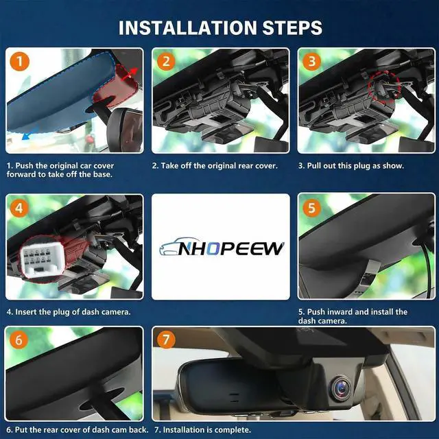 Alt view image 5 of 5 - OEM Look Integrated 4K Dash Cam for Lexus ES350 ES300h ES250 2019-2025, Stealth Design Hidden Car Camera, UHD 2160P, Ultra-Wide Angle, Rain Sensor Plug & Play, G-Sensor, with 64GB Card