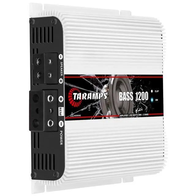 Alt view image 2 of 5 - Taramps Bass 1200 2 Ohms Monoblock Amplifier 1200 Watts Rms 1 Channel 14.4VDC Out Power Full Range Great for Sub/Bass RCA Input Smart Cooler Car Audio