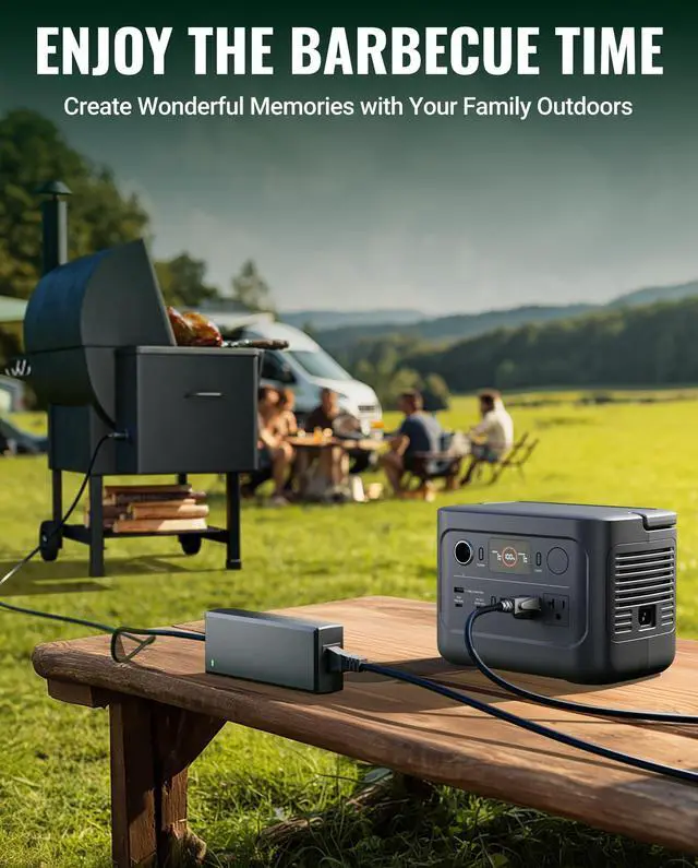Alt view image 5 of 5 - SAYSOLAK 12V 10A Power Supply for Green Mountain Grill Davy Crockett, Daniel Boone Prime/Plus, Jim Bowie Prime/Plus, Ledge, Peak, Trek, 33Ft Power Adapter Replacement for All 12V GMG Pellet Grills
