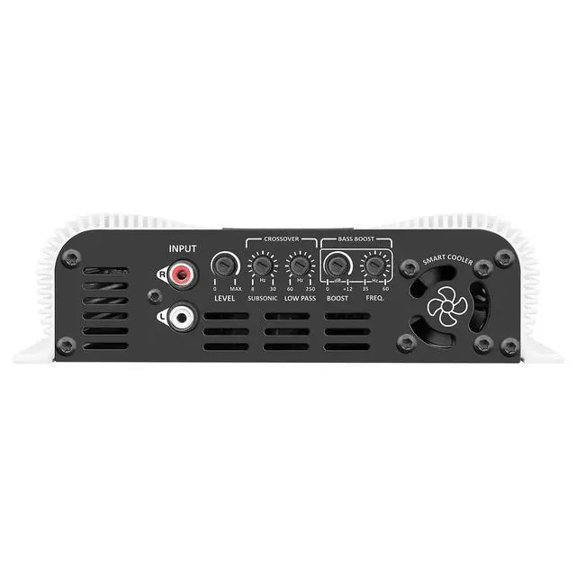 Alt view image 4 of 5 - Taramps Bass 1200 2 Ohms Monoblock Amplifier 1200 Watts Rms 1 Channel 14.4VDC Out Power Full Range Great for Sub/Bass RCA Input Smart Cooler Car Audio