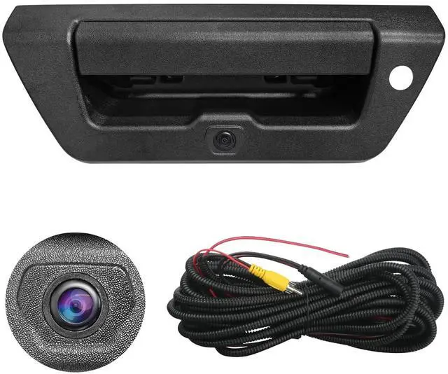 Main image of LEADSIGN Tailgate Handle Backup Camera for Ford F150 Raptor 2015 2016 2017 Aftermarket Rearview Reverse Cameras for Pickup Truck Black with Night Vision/Waterproof/Parking Guideline