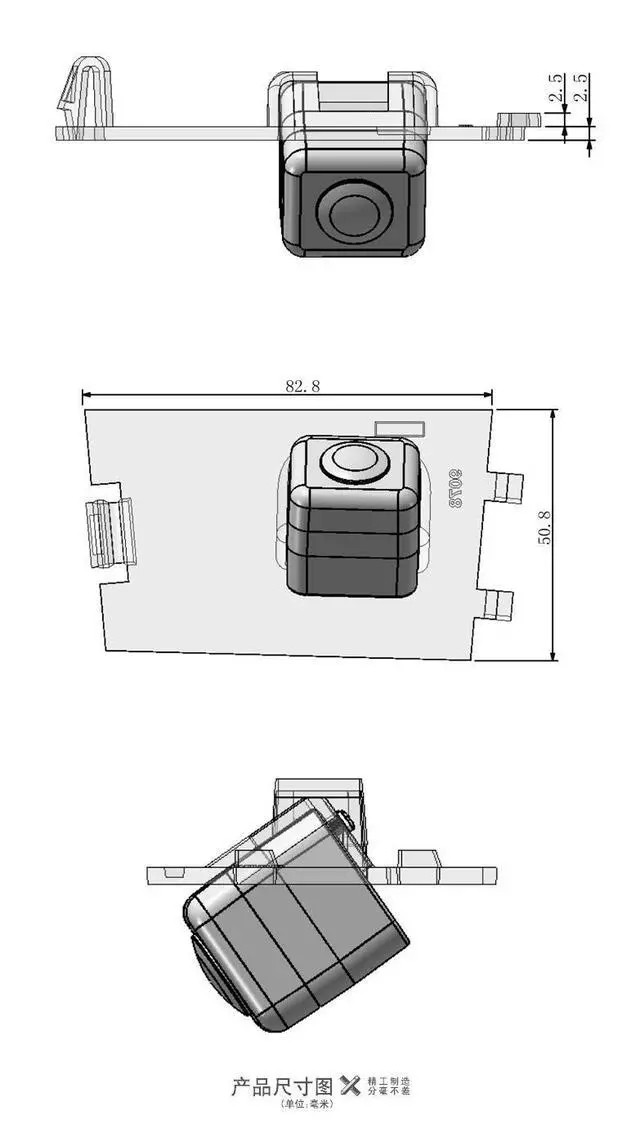 Alt view image 4 of 5 - Uebasd for Jeep Patriot 2011~2015 Car Rear View Dynamic Trajectory Camera Back Up Reverse Parking Camera/Plug Directly, CY-G-0041