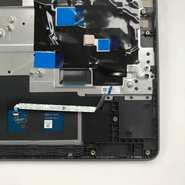 Alt view image 5 of 5 - Lyinsen Replacement for Lenovo Chromebook 100E Gen4(82W0 82W1) Laptop Upper Case Palmrest Keyboard Touchpad Assembly Part 11.6" 5M11H62892 Top Cover Black