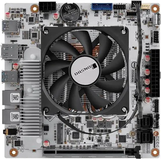 Main image of AMD 8845HS 8-core NAS Motherboard with Dual 10G Ethernet Ports and 8-Bay AI Processor (Motherboard +2*SFF8643+ Fan)