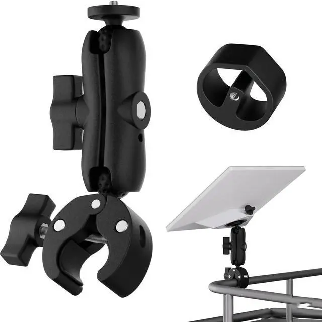 Main image of Starlink Mini Mount (2025 Upgraded) Compatible with 2025 & 2024 Pipe Adapter, Precision Aluminum Bracket for RV Ladder, Roof Rack & Pole, No Grinding Required