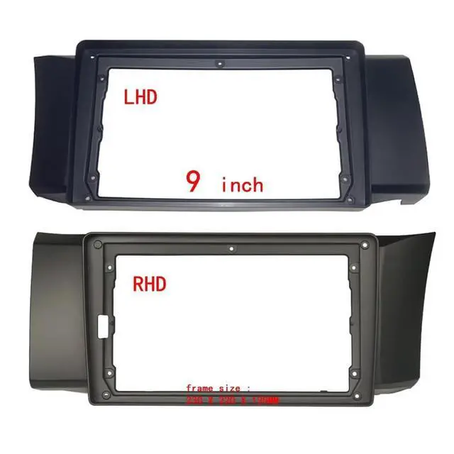 Alt view image 4 of 5 - 9inch 2DIN Installation Dash Kit fits for Toyota GT 86 Subaru BRZ 2012-2020 LHD Aftermarket Android Car Radio Stereo Mounting Fascia Panel