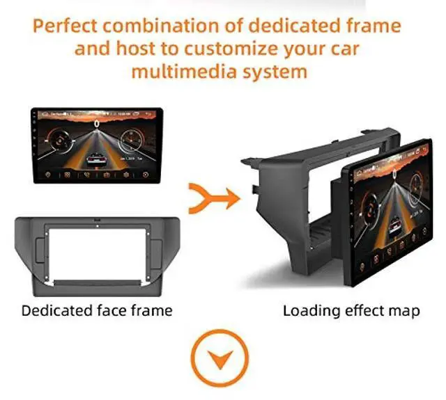 Alt view image 5 of 5 - 9inch 2DIN Installation Dash Kit fits for Toyota GT 86 Subaru BRZ 2012-2020 LHD Aftermarket Android Car Radio Stereo Mounting Fascia Panel