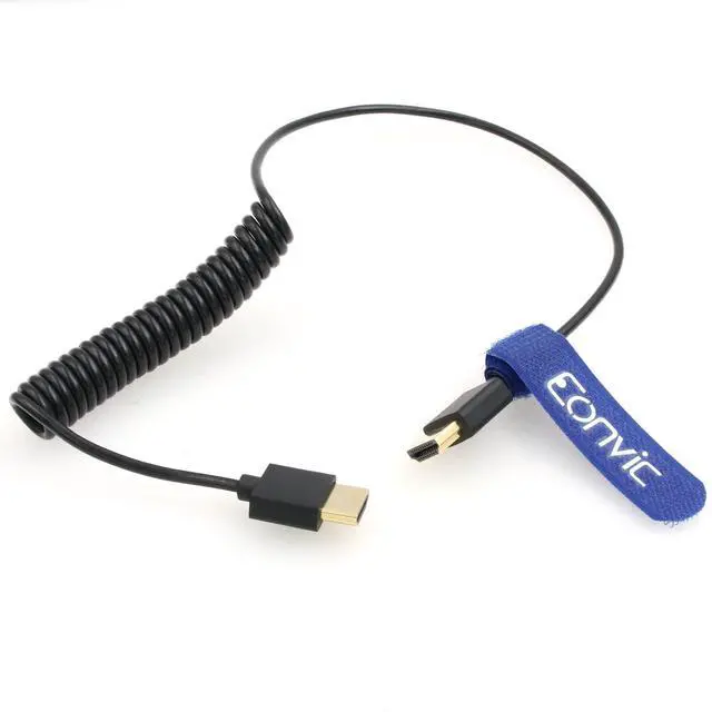 Alt view image 4 of 5 - Eonvic 3D HD 8K@60hz 2.1 HDMI to HDMI Cable 48Gbps High-Speed 1080P Male to Male Cable for Sony PXW-FS5/PXW-FS5K Atomos Shinobi Ninjav V Monitor