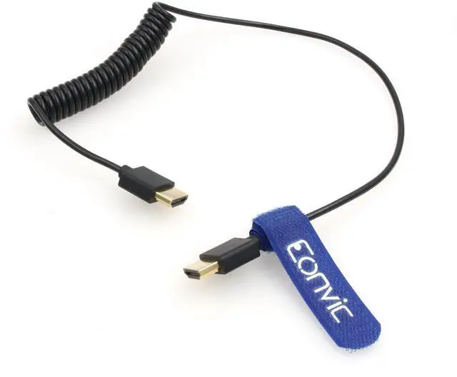 Alt view image 3 of 5 - Eonvic 3D HD 8K@60hz 2.1 HDMI to HDMI Cable 48Gbps High-Speed 1080P Male to Male Cable for Sony PXW-FS5/PXW-FS5K Atomos Shinobi Ninjav V Monitor