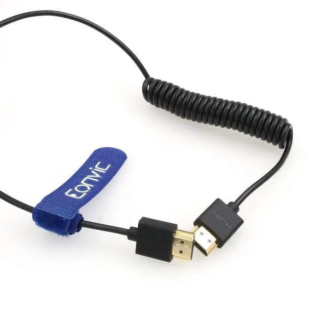 Alt view image 5 of 5 - Eonvic 3D HD 8K@60hz 2.1 HDMI to HDMI Cable 48Gbps High-Speed 1080P Male to Male Cable for Sony PXW-FS5/PXW-FS5K Atomos Shinobi Ninjav V Monitor