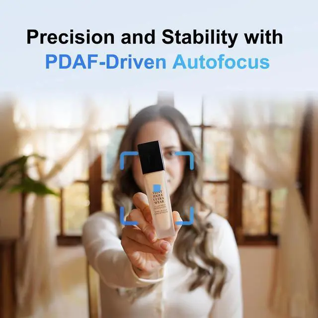 Alt view image 4 of 5 - JOYUSING FlexCam10 4K Eye Contact Webcam for PC, 4 Modes in 1 Webcam with Microphone, PDAF Autofocus, 2 Noise-Cancelling Mics, 79 FOV, for Conference, Streaming, Facetime Zoom/Teams/Google Meet