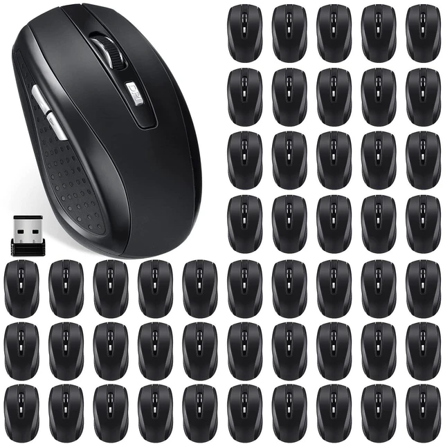 Main image of Macarrie 48 Pack Wireless Mouse for Laptop 1200dpi Wireless Mouse Bulk