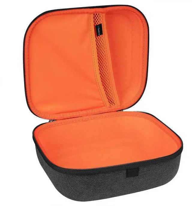 Alt view image 2 of 5 - Geekria Shield Headphones Case Compatible with AKG K271 MKII, K371BT, K361BT, N9 Hybrid and More, Replacement Protective Hard Shell Travel Carrying Bag with Cable Storage (Dark Grey)