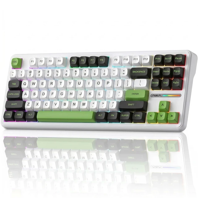 Main image of Aula F87 Pro Wireless Mechanical Keyboard, Tri-Mode Bluetooth/2.4GHz/USB-C