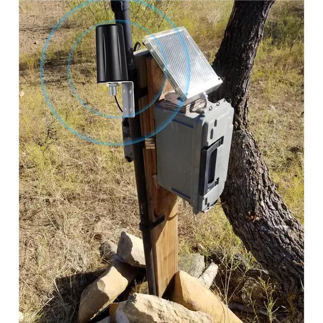 Alt view image 5 of 5 - 2x2 MIMO Omni Screw-Mount WiFi Antenna, 5G/ 4G/ LTE Outdoor Cellular Antenna, with 10 ft Cable SMA Male/Wall Mount Bracket, supput 4G LTE Router Gateway Modem Cellular Trail Camera