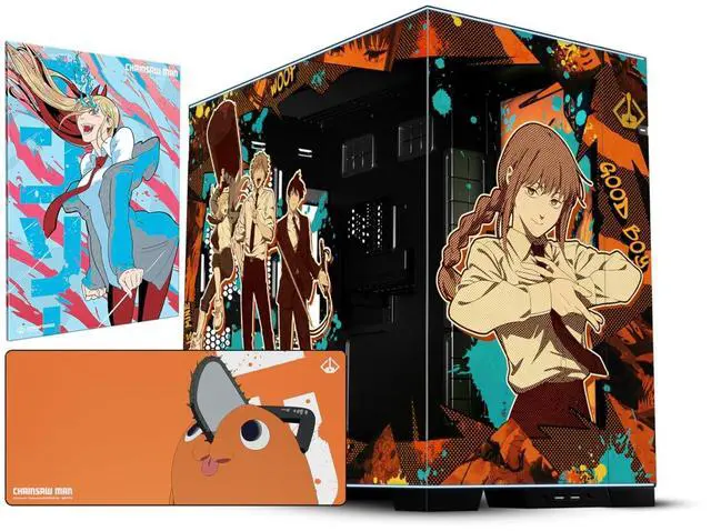 Main image of Starforge - Chainsaw Man Computer Case Bundle Lian Li O11 Dynamic EVO RGB EATX/ATX/mATX PC Tower with UV Printed Artwork