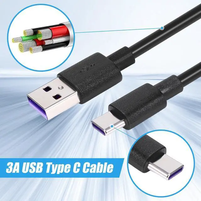 Alt view image 5 of 5 - Kanayu 120 Pack USB Type C Cable Bulk, 3.3 ft Black Fast Charging Cable 3A Charge Cord Compatible with Android Phones and Tablets